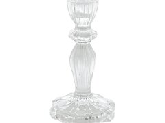 Suport lumanare MOLUME 422279, sticla, transparenta